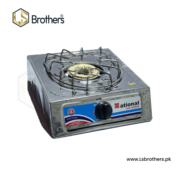 Single Gas Steel Stove – Powerful Flame
