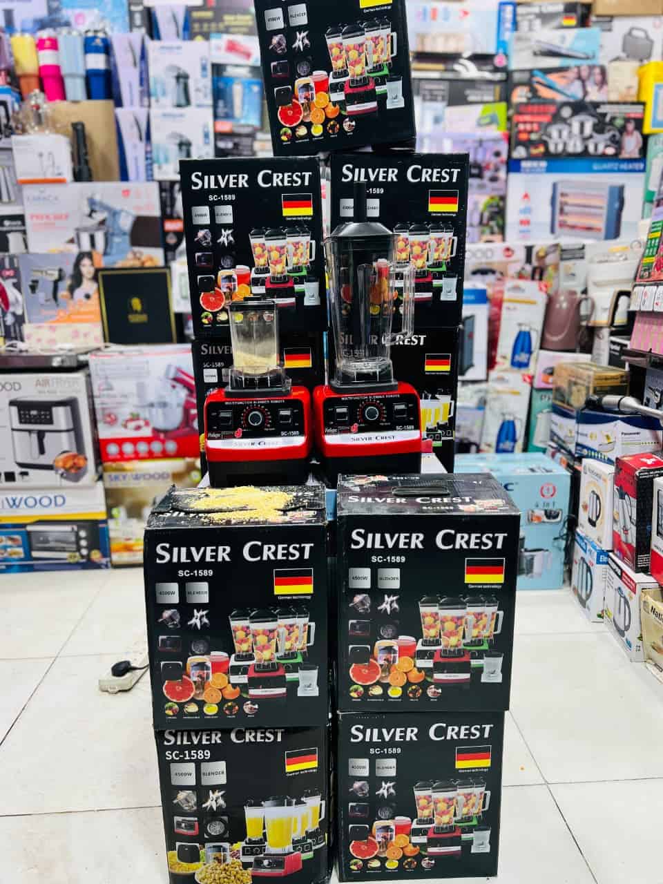 Silver Crest 2 in 1 Juicer Blender – Powerful Kitchen Appliance