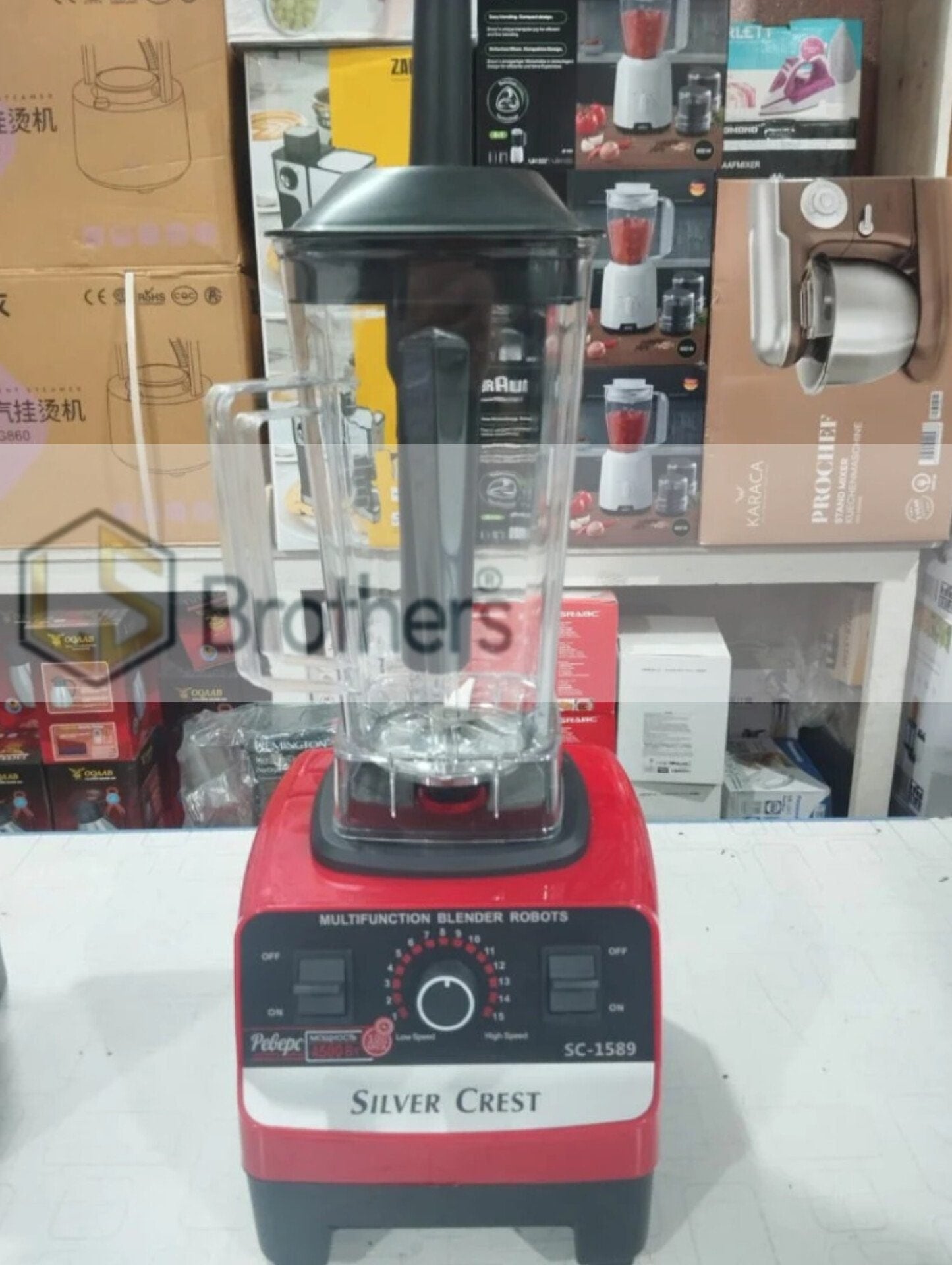 Professional 2.0L Blender – 4500W Heavy Duty Motor, 32,000 RPM & Tritan Jar