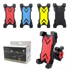 Universal Motorcycle & Bicycle Phone Holder – 360° Adjustable Handlebar Mount