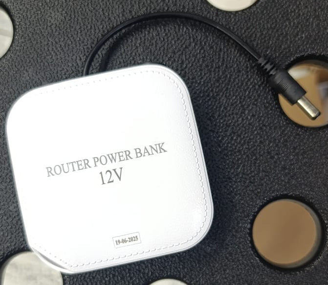 Universal 12V Mini UPS Power Bank for WiFi Router & Modem