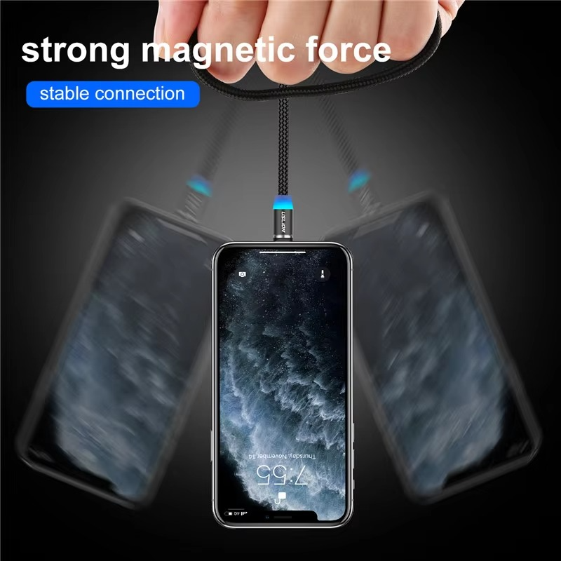 Magnetic Fast Charging Cable – 540° Rotating Magnetic USB Charging Cable