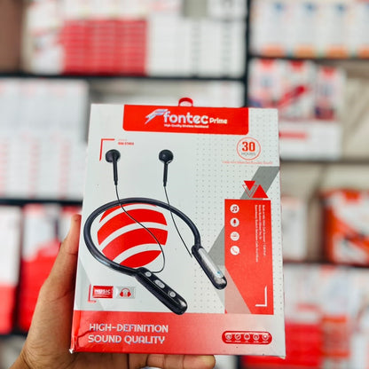 FONTEC Prime Wireless Bluetooth Neckband Earphones – 30 Hours Playtime