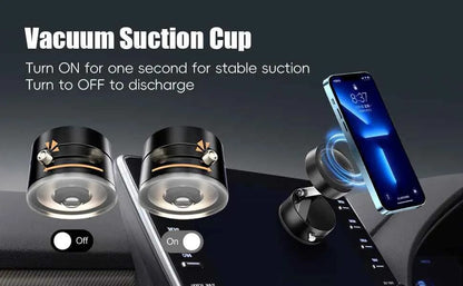 Vacuum Suction Magnetic Phone Holder