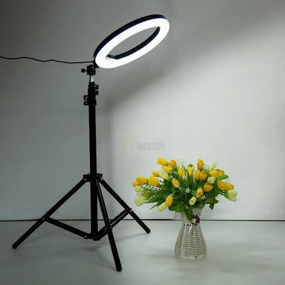 26cm LED Ring Light with 7ft Tripod Stand & Mobile Holder