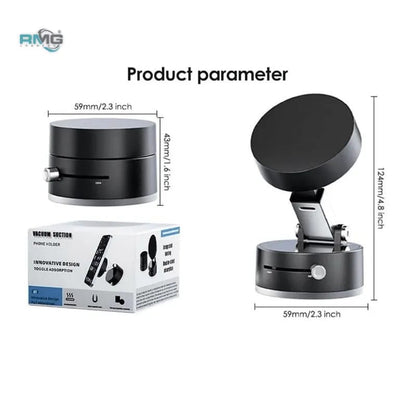 Vacuum Suction Magnetic Phone Holder