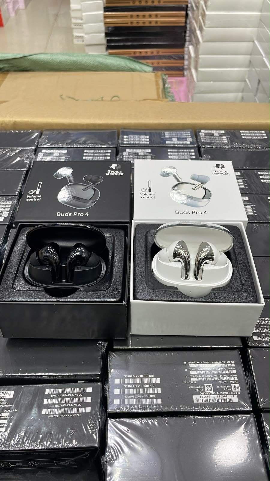 Buds Pro 4 True Wireless Bluetooth Earbuds with Touch Volume Control & Voice Assistant