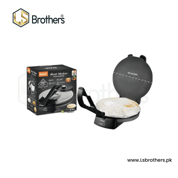 Roti Maker – 10-Inch Non-Stick Plate, Cool-Touch Housing & 1600W Power