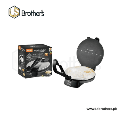 Roti Maker – 10-Inch Non-Stick Plate, Cool-Touch Housing & 1600W Power