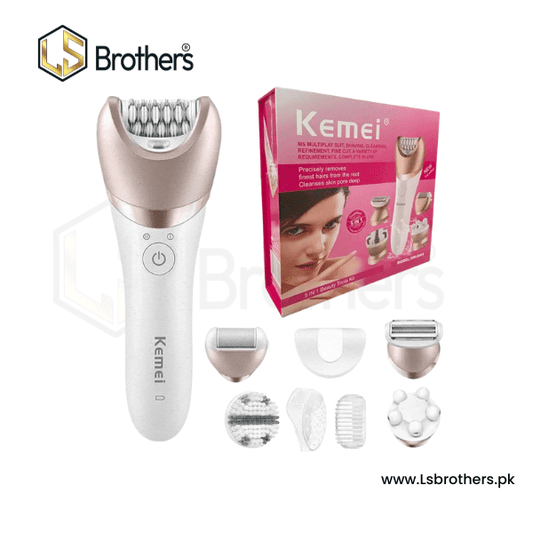 Kemei KM-8001 Hair Removal Device – Multifunction Epilator & Trimmer