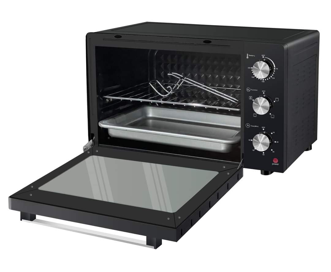 ZK-24525 Electric Oven – 21L, 1280W, Auto Shut-Off & Adjustable Thermostat