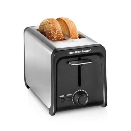 2-Slice Stainless Steel Toaster – 950W with 6 Browning Levels