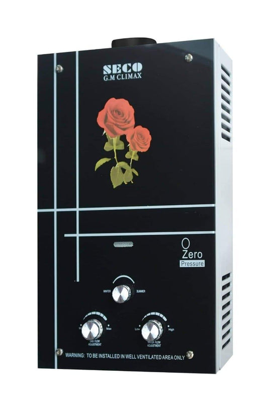 8L Gas Water Geyser – Heavy Copper Heat Exchanger, Auto Ignition & Digital Display