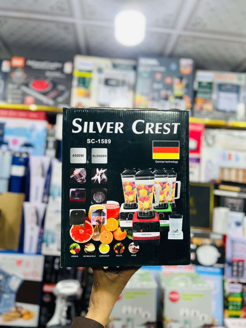 Silver Crest 2 in 1 Juicer Blender – Powerful Kitchen Appliance