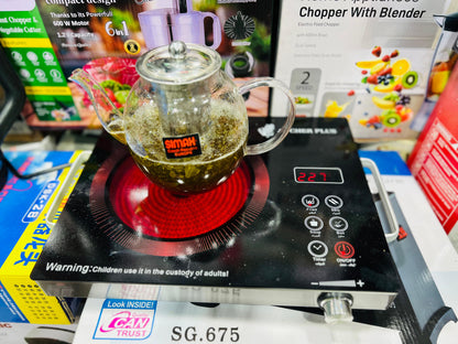 Ramzan Special Offer: Kitchen Combo - RAF Electric Kettle & Ancher Plus Ceramic Cooker (Exclusive Deal)