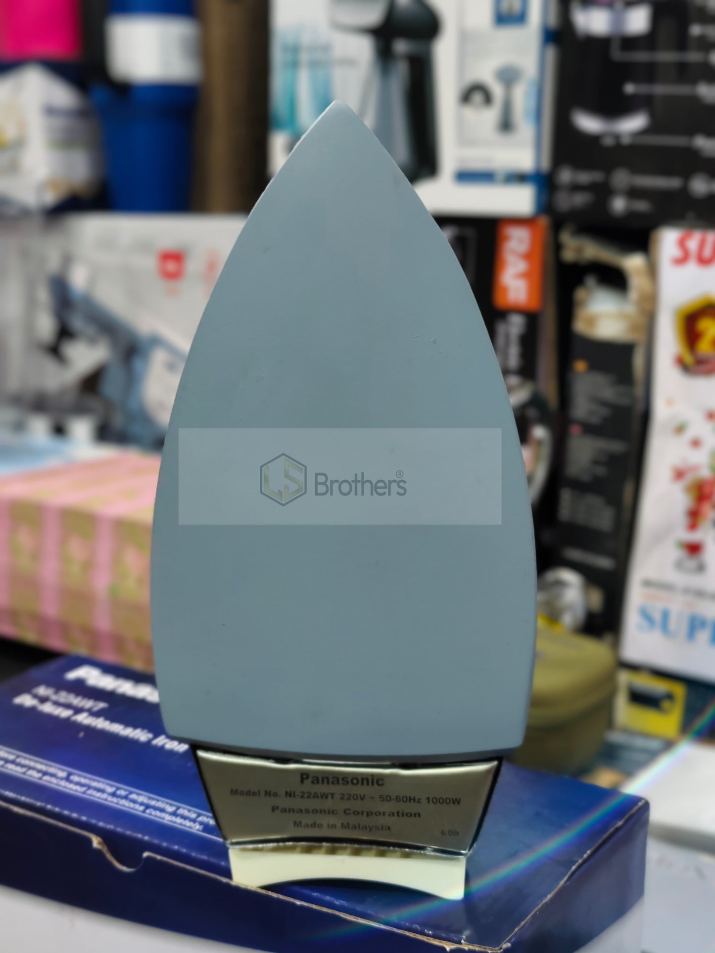 Panasonic De-Luxe Automatic Dry Iron – Heavy Press, Non-Stick Soleplate