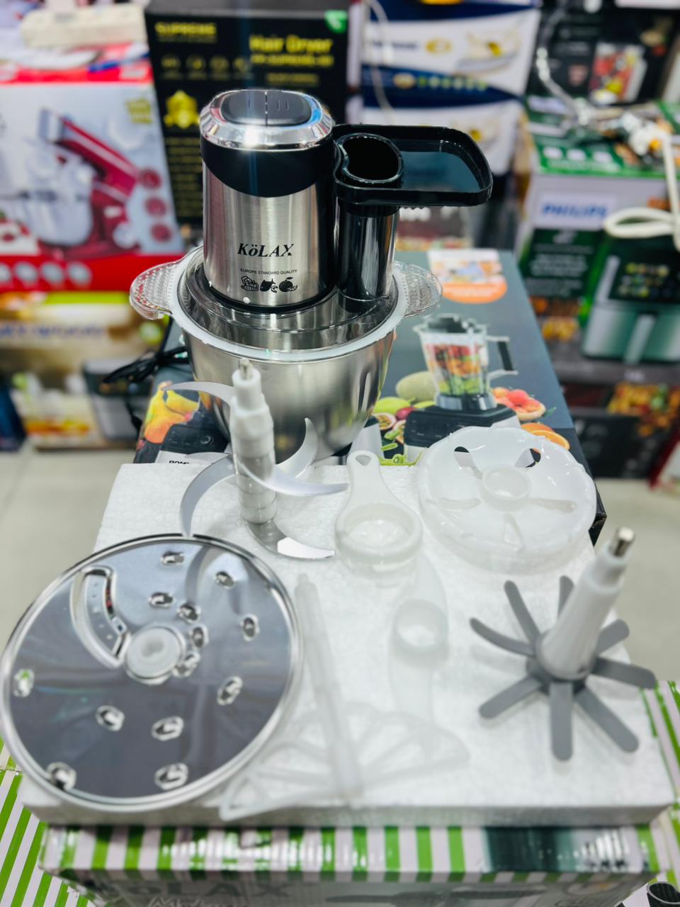 KÖLAX 8-in-1 Electric Food Processor & Meat Chopper