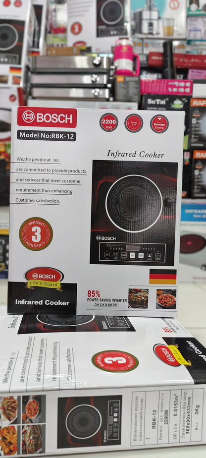 BOSCH Infrared Cooker 2200W .Energy Saving Electric Stove RBK-12