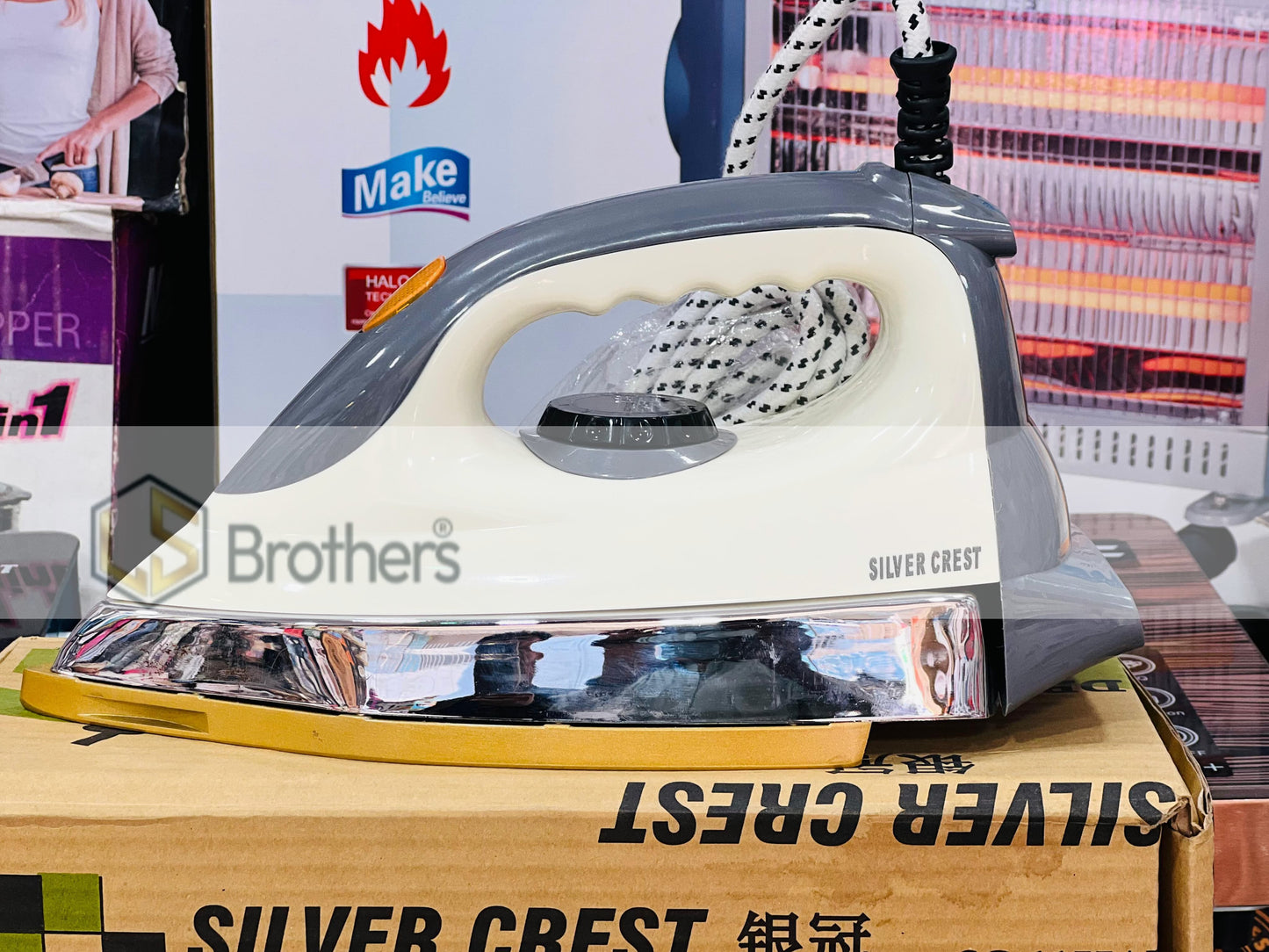 Silver Crest Heavy Weight Luxury Dry Iron – Non-Stick Electric Iron
