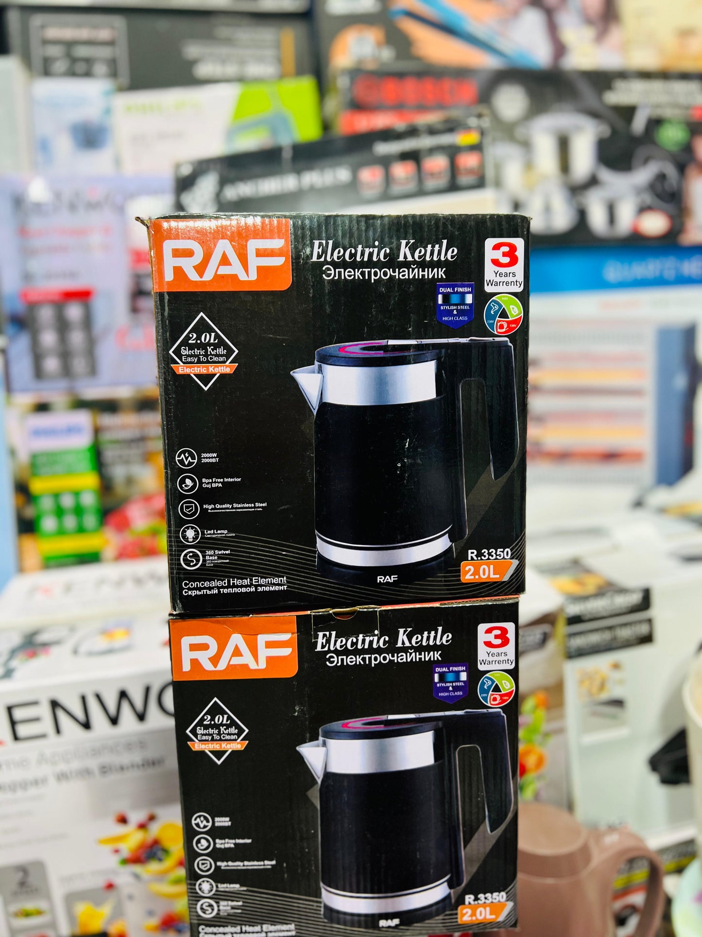 Ramzan Special Offer: Kitchen Combo - RAF Electric Kettle & Ancher Plus Ceramic Cooker (Exclusive Deal)