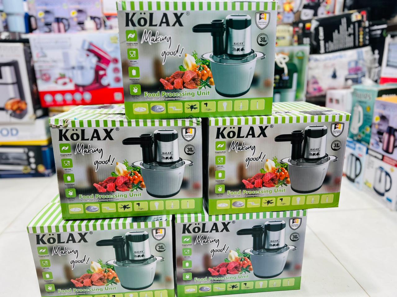 KÖLAX 8-in-1 Electric Food Processor & Meat Chopper